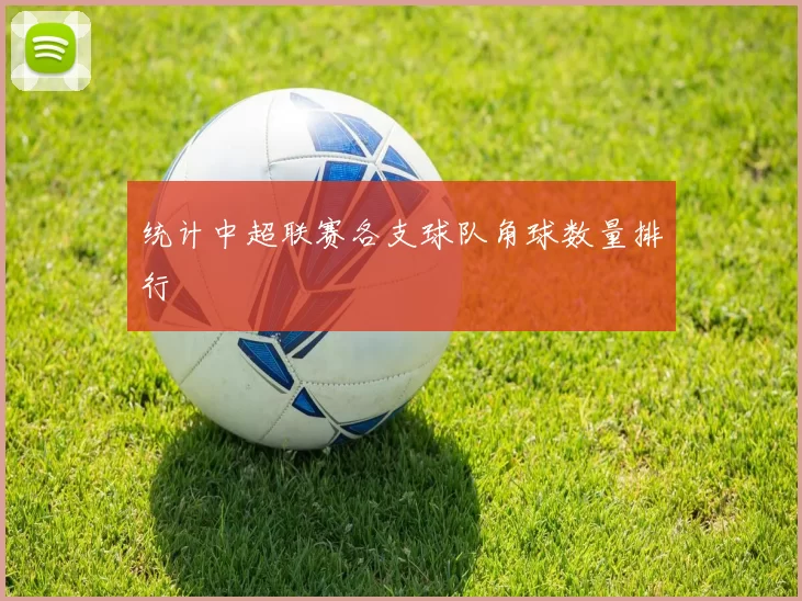 统计中超联赛各支球队角球数量排行
